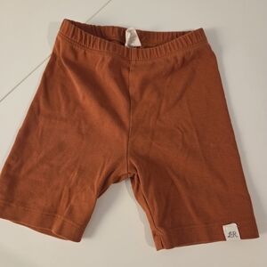 Little Road Co - Monarch Orange Biker Shorts - 3T